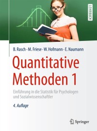 Cover image: Quantitative Methoden 1 4th edition 9783662435236