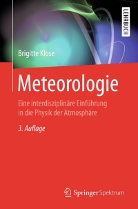 表紙画像: Meteorologie 3rd edition 9783662436219