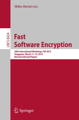 صورة الغلاف: Fast Software Encryption 9783662439326