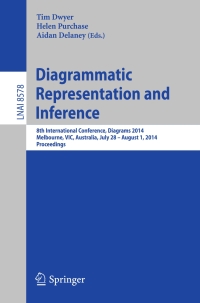 Titelbild: Diagrammatic Representation and Inference 9783662440421