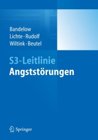 Imagen de portada: S3-Leitlinie Angststörungen 9783662441350