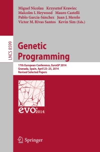 Cover image: Genetic Programming 9783662443026