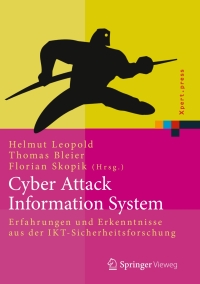 Immagine di copertina: Cyber Attack Information System 9783662443057