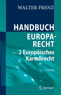 Cover image: Handbuch Europarecht 2nd edition 9783662443514