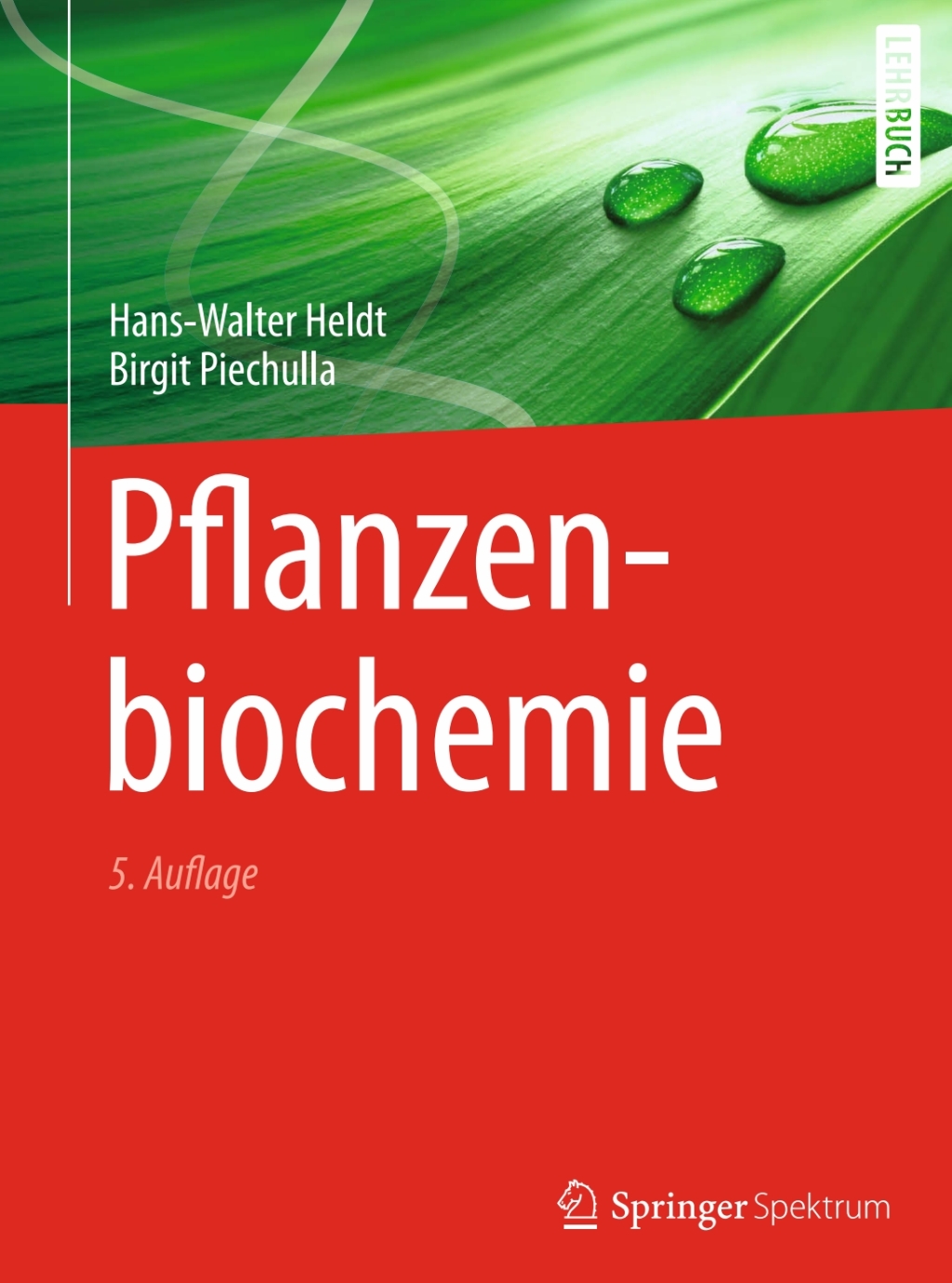 Pflanzenbiochemie 5th Edition