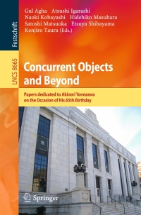 صورة الغلاف: Concurrent Objects and Beyond 9783662444702