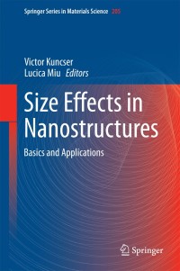 Immagine di copertina: Size Effects in Nanostructures 9783662444788