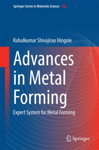 Cover image: Advances in Metal Forming 9783662444962
