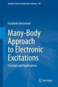 Imagen de portada: Many-Body Approach to Electronic Excitations 9783662445921