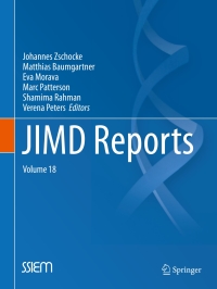 صورة الغلاف: JIMD Reports, Volume 18 9783662448625