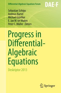 Cover image: Progress in Differential-Algebraic Equations 9783662449257
