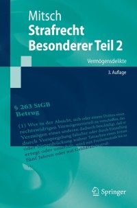 صورة الغلاف: Strafrecht, Besonderer Teil 2 3rd edition 9783662449332