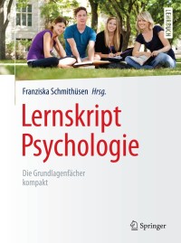 صورة الغلاف: Lernskript Psychologie 9783662435632