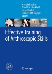 Cover image: Effective Training of Arthroscopic Skills 9783662449424