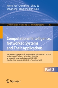 Titelbild: Computational Intelligence, Networked Systems and Their Applications 9783662452608