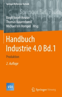 Cover image: Handbuch Industrie 4.0 Bd.1 2nd edition 9783662452783