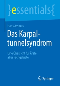 Cover image: Das Karpaltunnelsyndrom 9783662453148