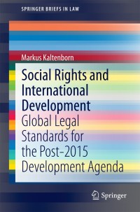 Titelbild: Social Rights and International Development 9783662453513