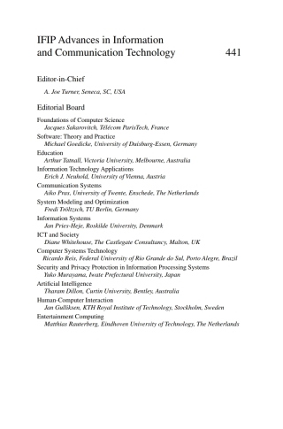 Cover image: Critical Infrastructure Protection VIII 9783662453544