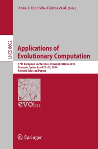 Cover image: Applications of Evolutionary Computation 9783662455227