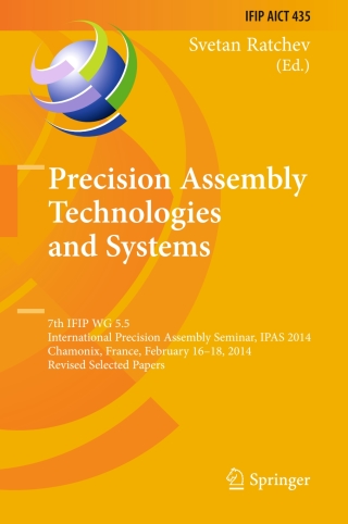 Imagen de portada: Precision Assembly Technologies and Systems 9783662455852