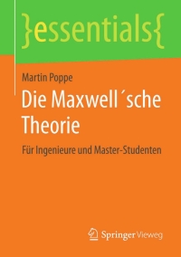 Cover image: Die Maxwell´sche Theorie 9783662455920