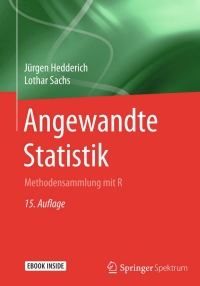 Cover image: Angewandte Statistik 15th edition 9783662456903