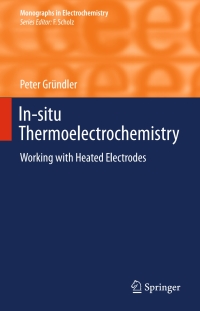 Cover image: In-situ Thermoelectrochemistry 9783662458174