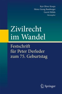 صورة الغلاف: Zivilrecht im Wandel 9783662458716