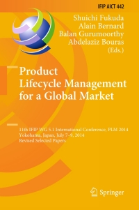Cover image: Product Lifecycle Management for a Global Market 9783662459362