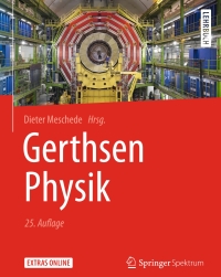 Cover image: Gerthsen Physik 25th edition 9783662459768