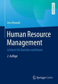 Imagen de portada: Human Resource Management 2nd edition 9783662459829