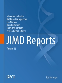 Imagen de portada: JIMD Reports, Volume 19 9783662461891