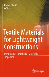 Cover image: Textile Materials for Lightweight Constructions 9783662463406