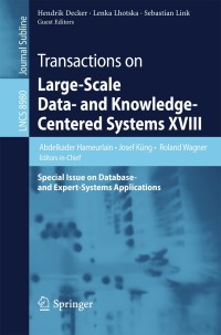 Imagen de portada: Transactions on Large-Scale Data- and Knowledge-Centered Systems XVIII 9783662464847