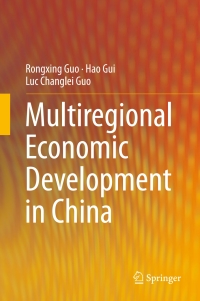 Cover image: Multiregional Economic Development in China 9783662466193
