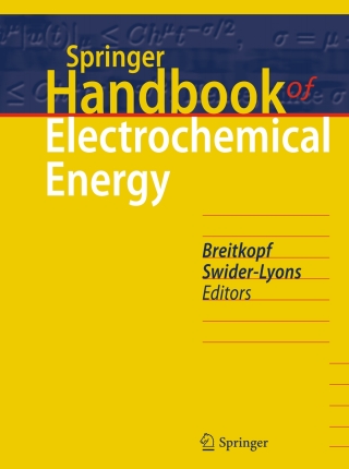 Cover image: Springer Handbook of Electrochemical Energy 9783662466568