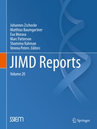 Imagen de portada: JIMD Reports, Volume 20 9783662466995