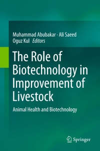 Imagen de portada: The Role of Biotechnology in Improvement of Livestock 9783662467886