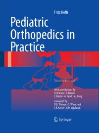 Cover image: Pediatric Orthopedics in Practice 2nd edition 9783662468098