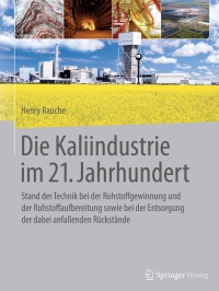 Cover image: Die Kaliindustrie im 21. Jahrhundert 9783662468333