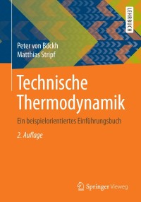 Cover image: Technische Thermodynamik 2nd edition 9783662468890