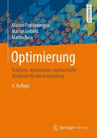 Cover image: Optimierung 4th edition 9783662469354
