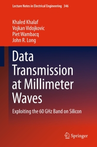 Cover image: Data Transmission at Millimeter Waves 9783662469378