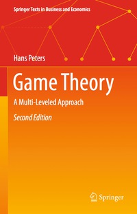 Cover image: Game Theory 2nd edition 9783662469491