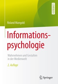 Cover image: Informationspsychologie 2nd edition 9783662470299