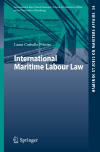 Cover image: International Maritime Labour Law 9783662470312