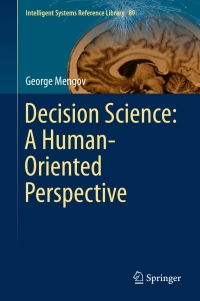 Imagen de portada: Decision Science: A Human-Oriented Perspective 9783662471210