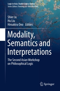 Cover image: Modality, Semantics and Interpretations 9783662471968