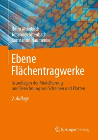 Titelbild: Ebene Flächentragwerke 2nd edition 9783662472293
